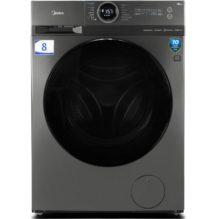 სარეცხი მანქანა 8კგ MIDEA MF200W80WB/T კლასი A+++